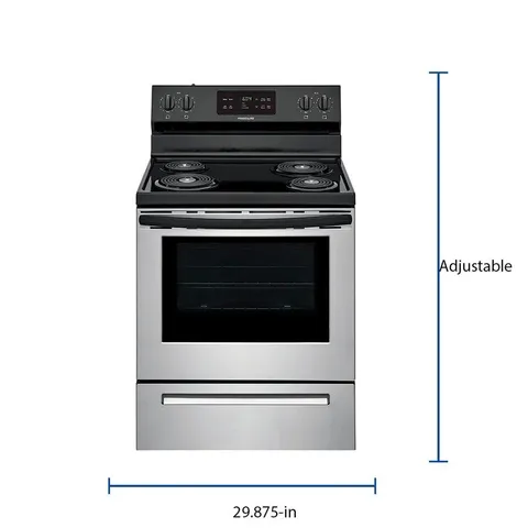 30-in 4 Elements 5.3-cu ft Self-Cleaning Freestanding Electric Range
