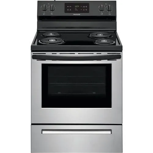 Frigidaire 30-in 4 Elements 5.3-cu ft Self-Cleaning Freestanding Electric Range (Stainless Steel), photo 13 of 15