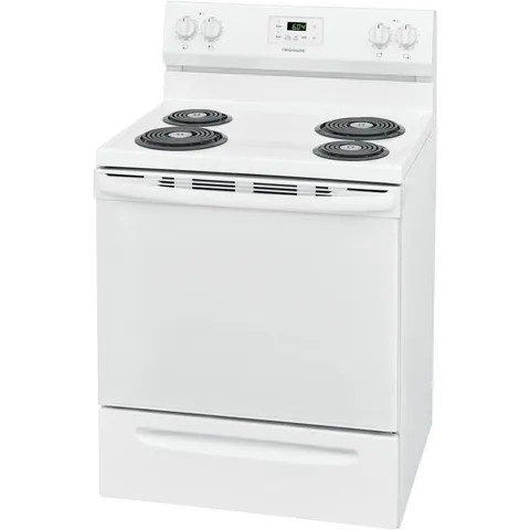30-in 4 Elements 5.3-cu ft Freestanding Electric Range (White)