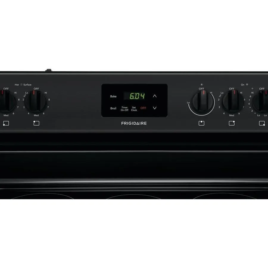 Frigidaire 30-in Smooth Surface 5 Elements 5.3-cu ft Freestanding Electric Range (Black), photo 3 of 11