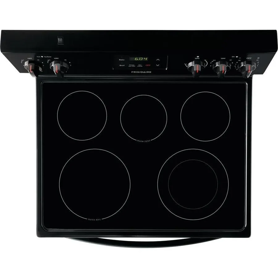 Frigidaire 30-in Smooth Surface 5 Elements 5.3-cu ft Freestanding Electric Range (Black), photo 8 of 11