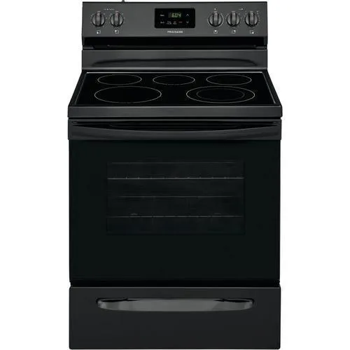 Frigidaire 30-in Smooth Surface 5 Elements 5.3-cu ft Freestanding Electric Range (Black), photo 9 of 11