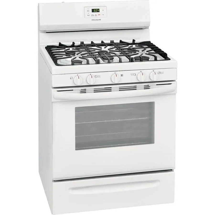 Frigidaire 30-in 5 Burners 5-cu ft Freestanding Gas Range (EasyCare Stainless Steel), photo 14 of 15