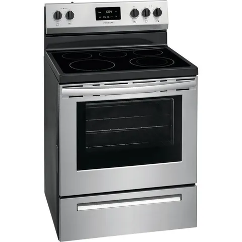 30-in Smooth Surface 5 Elements 5.3-cu ft Freestanding Electric Range