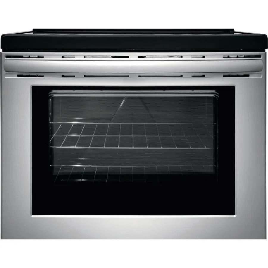 Frigidaire 30-in Smooth Surface 5 Elements 5.3-cu ft Freestanding Electric Range (EasyCare Stainless Steel), photo 4 of 14