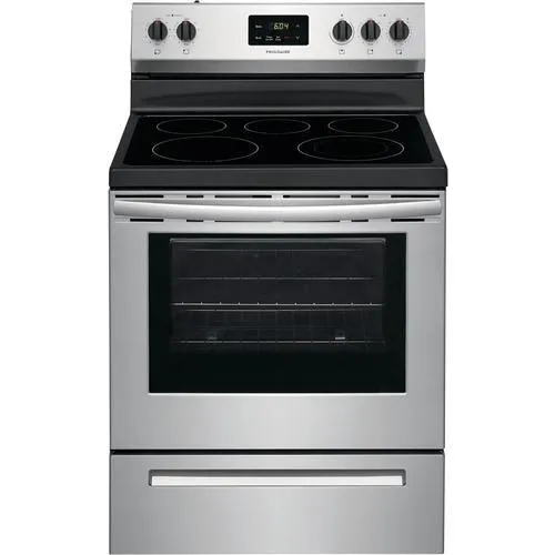 Frigidaire 30-in Smooth Surface 5 Elements 5.3-cu ft Freestanding Electric Range (EasyCare Stainless Steel), photo 12 of 14