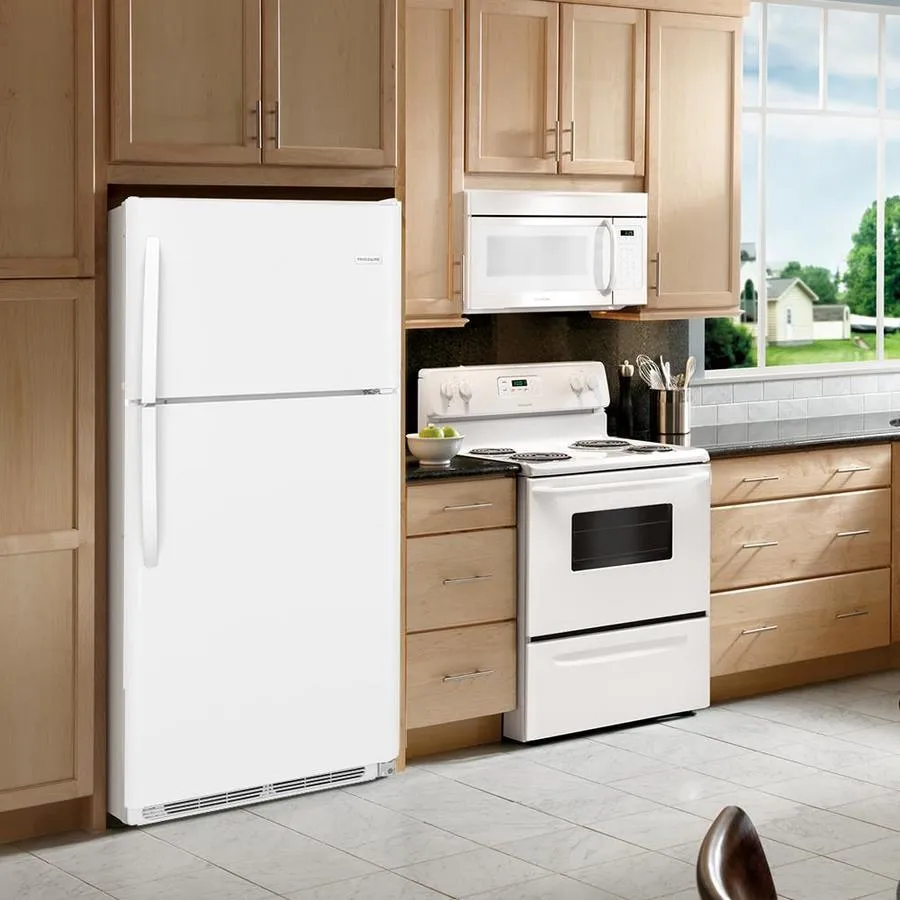 Frigidaire 18-cu ft Top-Freezer Refrigerator (White), photo 7 of 9