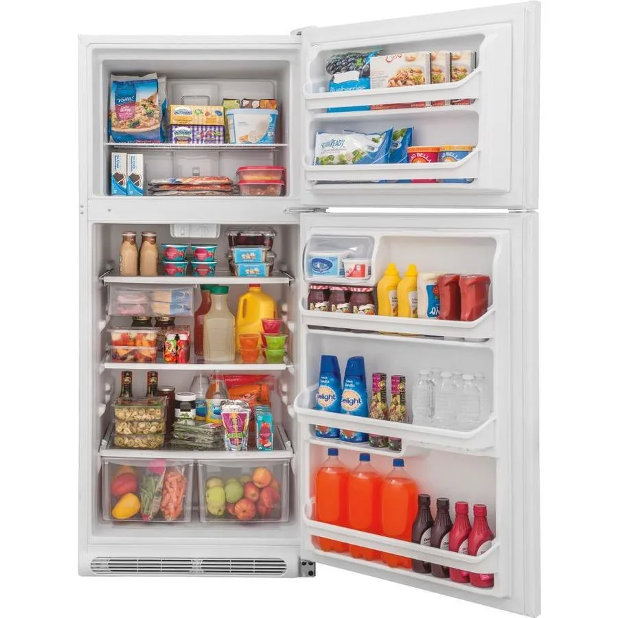 Frigidaire 20.4-cu ft Top-Freezer Refrigerator (White), photo 7 of 14