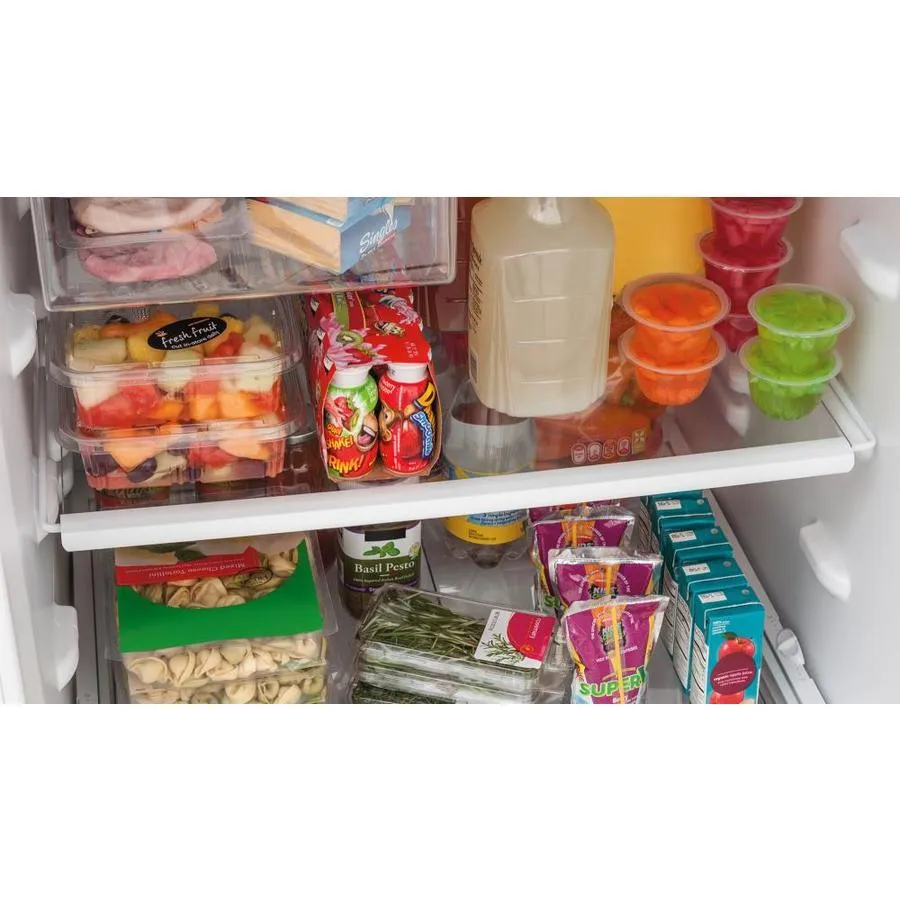 Frigidaire 20.4-cu ft Top-Freezer Refrigerator (EasyCare Stainless Steel), photo 4 of 19
