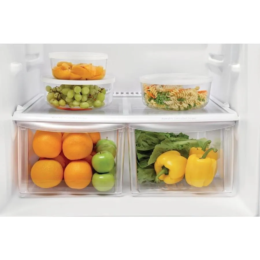 Frigidaire 20.4-cu ft Top-Freezer Refrigerator (EasyCare Stainless Steel), photo 10 of 19