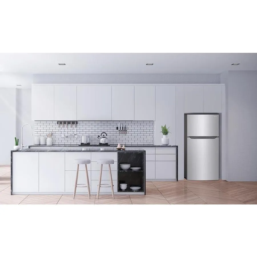 Frigidaire 18.3-cu ft Top-Freezer Refrigerator (Easycare Stainless Steel), photo 9 of 16