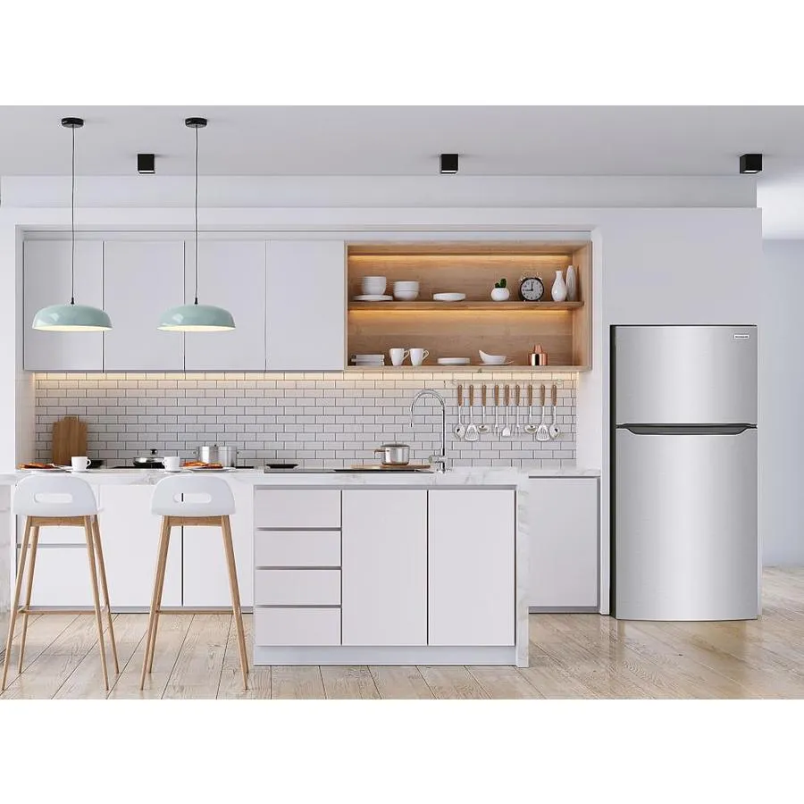 Frigidaire 18.3-cu ft Top-Freezer Refrigerator (Easycare Stainless Steel), photo 10 of 16