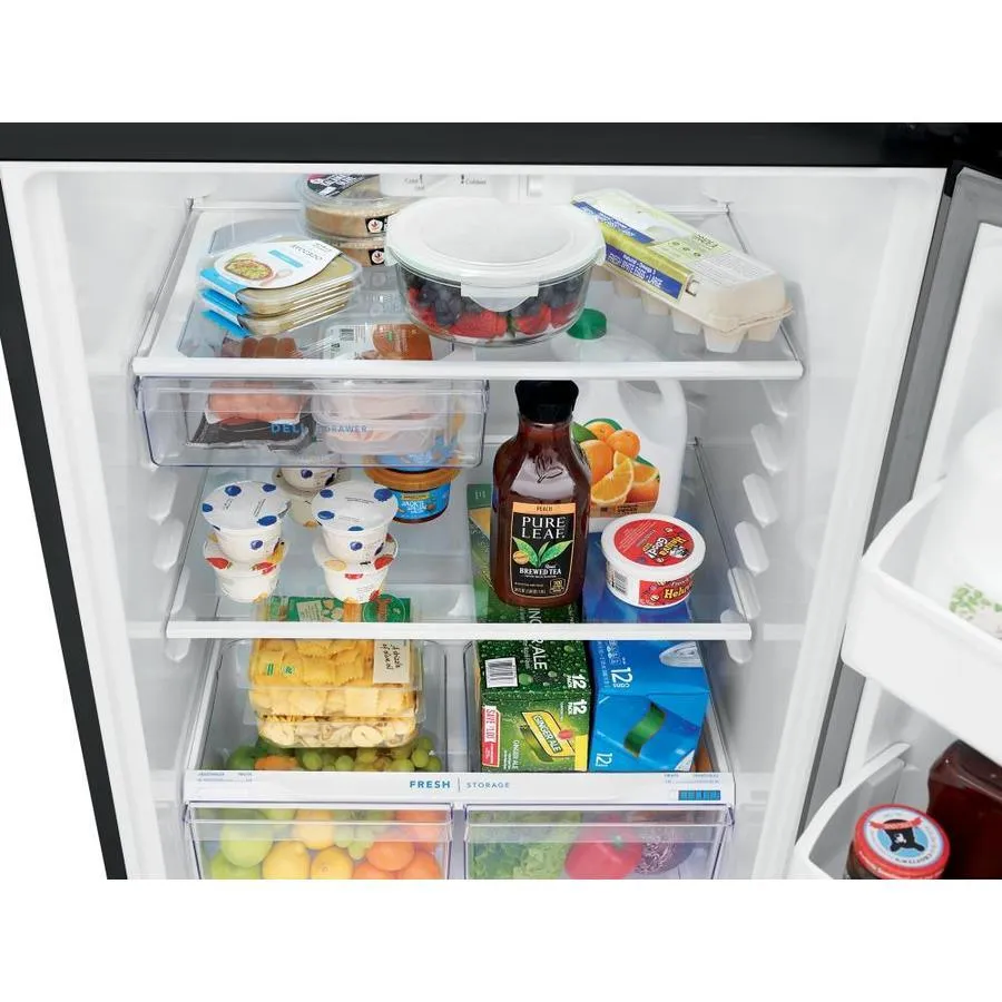 Frigidaire 18.3-cu ft Top-Freezer Refrigerator (Easycare Stainless Steel), photo 5 of 16