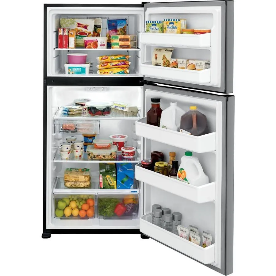Frigidaire 18.3-cu ft Top-Freezer Refrigerator (Easycare Stainless Steel), photo 6 of 16