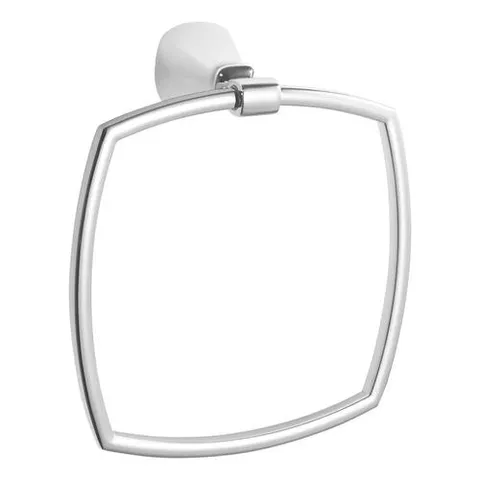 Edgemere Polished Chrome Wall-Mount Towel Ring