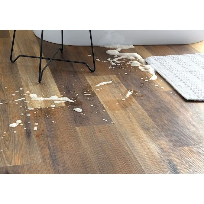 Style Selections Hickory Medley 12-mm T x 6-in W x 50-in L Water Resistant Wood Plank Laminate Flooring (17.07-sq ft / Carton), photo 5 of 7