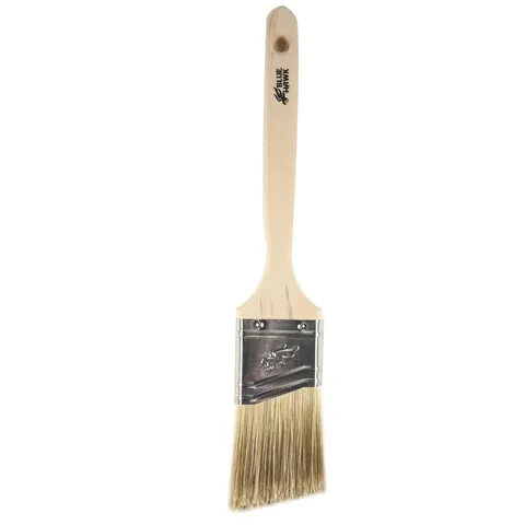 2-in Angled Natural Bristle-Polyester Paint Brush