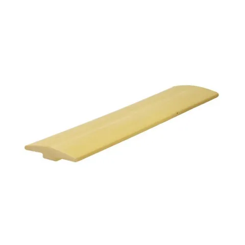 2 × 144 in Natural Vinyl T-Moulding