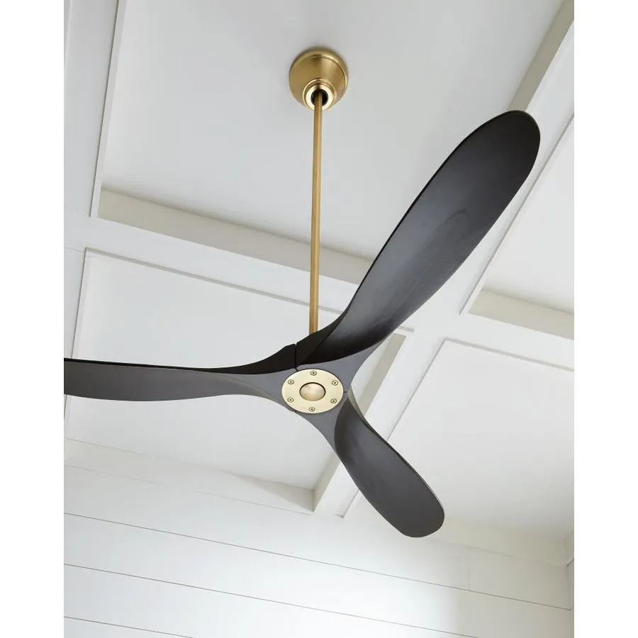 Monte Carlo Maverick 60-in Matte black Indoor/Outdoor Ceiling Fan with Remote (3-Blade), photo 3 of 5