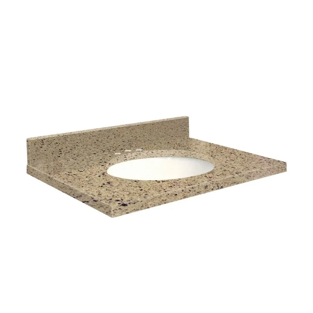 Transolid 25-in Windsor Castle Quartz Single Sink Bathroom Vanity Top, photo 3 of 4