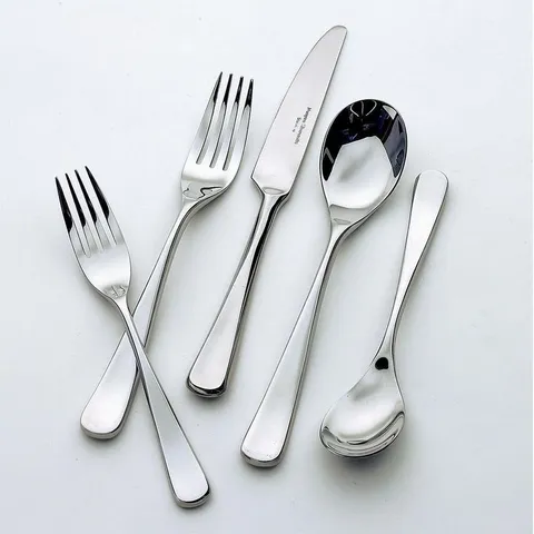 Stephanie 20-Piece Satin 18/0 Stainless Steel Flatware Set