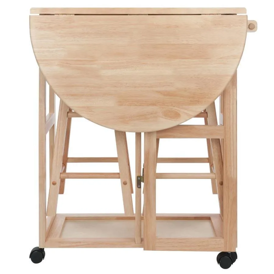 Winsome Wood Brown Composite Base with Composite Wood Top Kitchen Island (29.29-in x 29.7-in x 32.79-in), photo 5 of 17