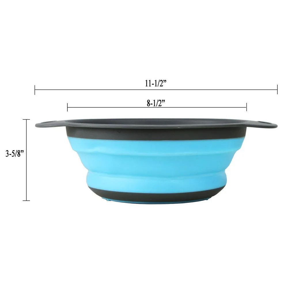 Undermount 16-Gauge Stainless Steel 42 in. x 20 in x 10 in. Triple Bowl Kitchen Sink with Collapsible Silicone Colanders, photo 8 of 9