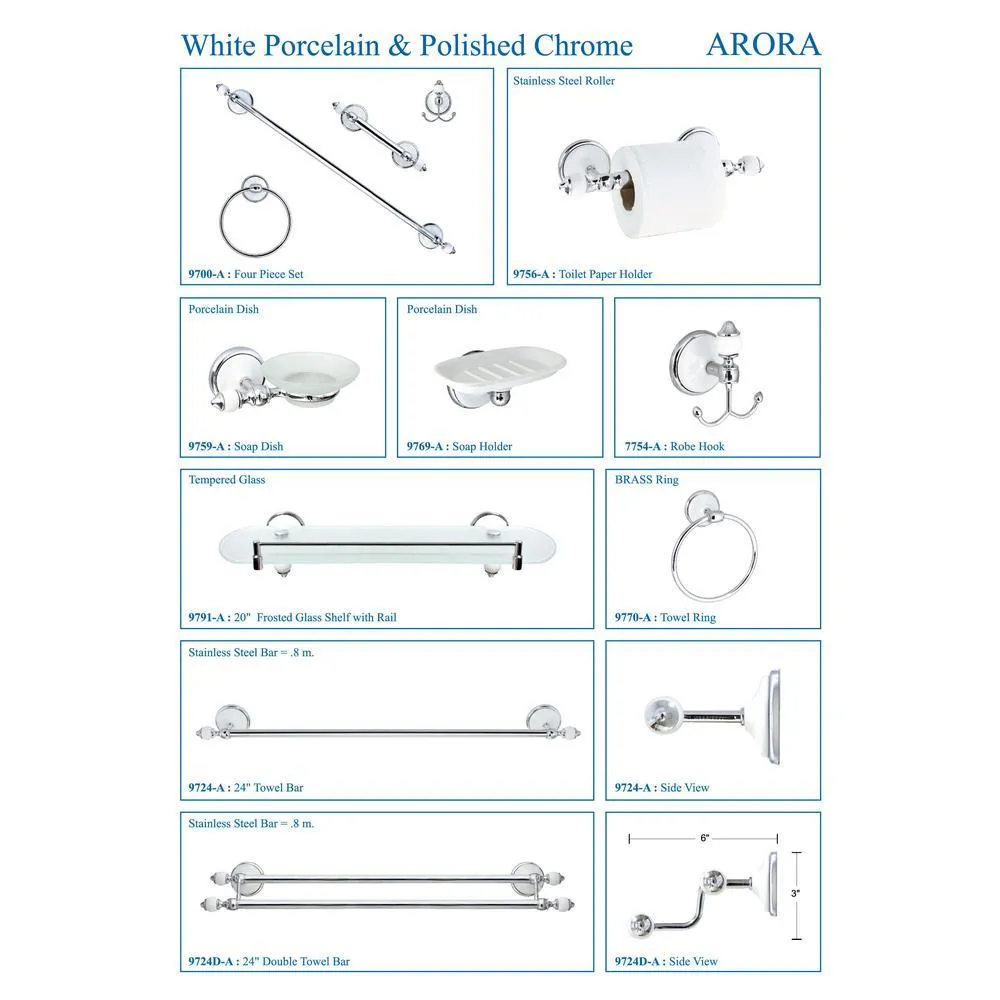 MODONA Classic 6 in. 2-Handle 1-Spray Tub and Shower Faucet with Porcelain Hand Held Shower in Polished Chrome (Valve Included), photo 6 of 7