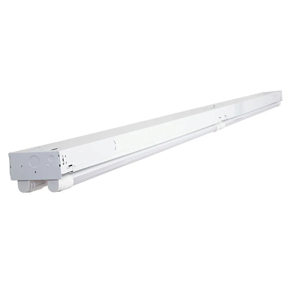8 ft. 4-Light T8 Industrial LED White Strip Light with 1800 Lumen DLC Flex Tubes 3500K, photo 3 of 6
