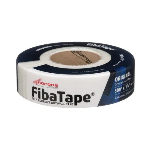 FibaTape Standard White 1.875 in × 500 ft Mesh Construction Self-adhesive Drywall Joint Tape