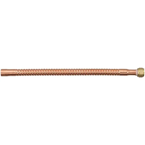 3/4 × 24 in FIP x S Copper Water Heater Connector