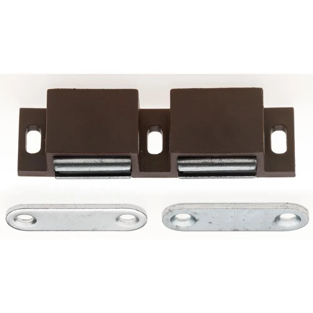 Brown Double Magnetic Door Touch Latch Value Pack (15-Pack), photo 4 of 6