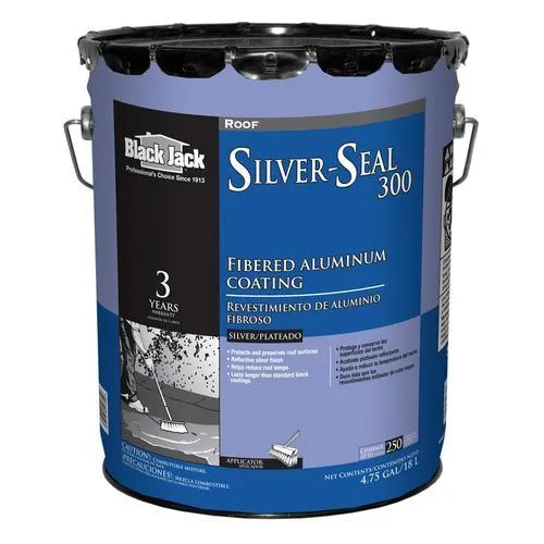 BLACK JACK Silver Seal 300 4.75-Gallon Aluminum Reflective Roof Coating (3-Year Limited Warranty), photo 2 of 2