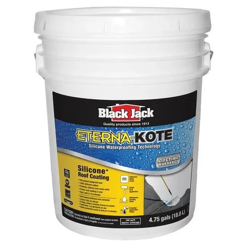 BLACK JACK Eterna-Kote 4.75-Gallon Silicone Reflective Roof Coating (Lifetime Warranty), photo 2 of 2