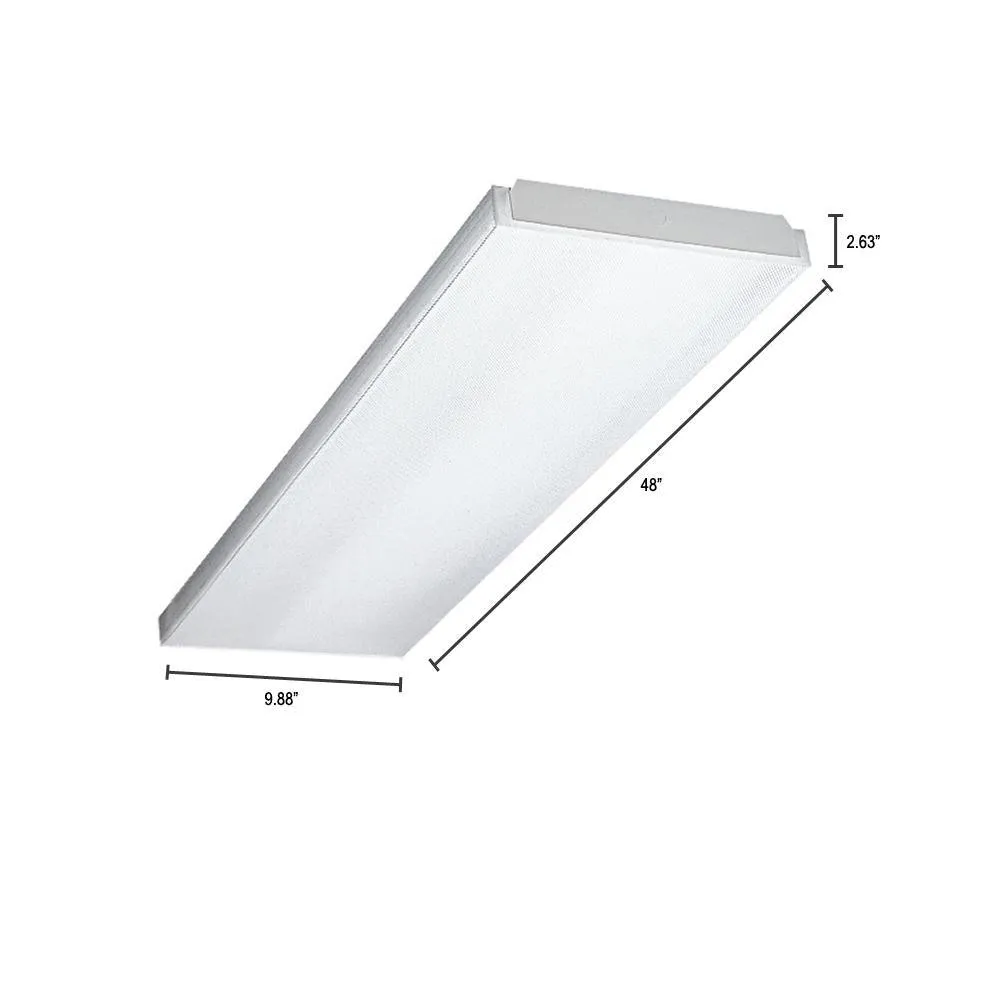 4-Light 4 ft. White Wraparound Light, photo 4 of 7