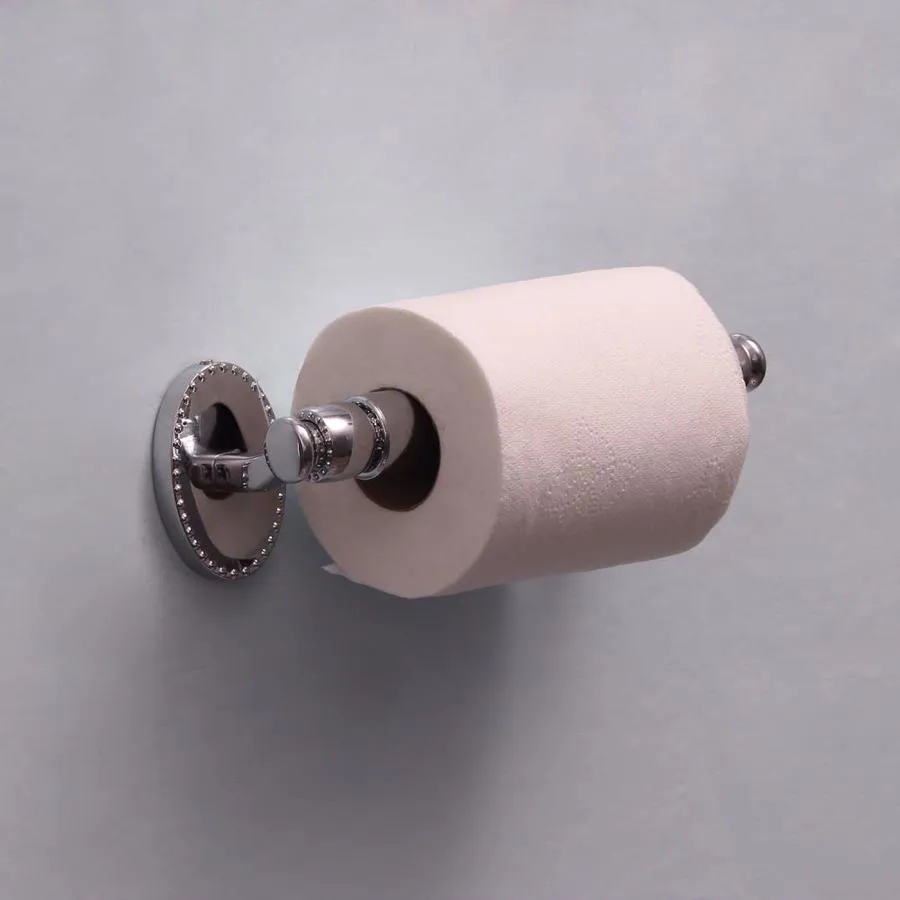 Barclay Cordelia Chrome Wall Mount Spring-Loaded Toilet Paper Holder, photo 3 of 7