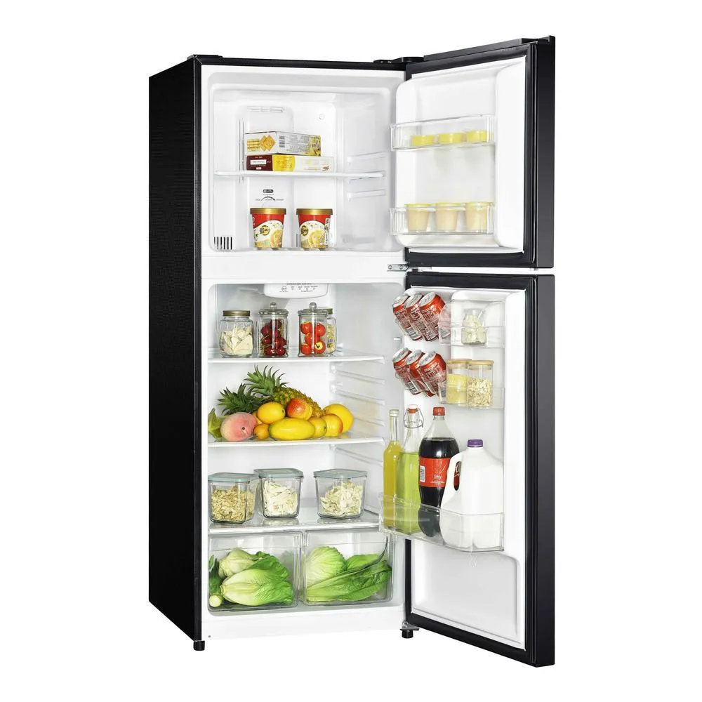 10.1 cu. ft. Top Freezer Refrigerator in Black, photo 2 of 16