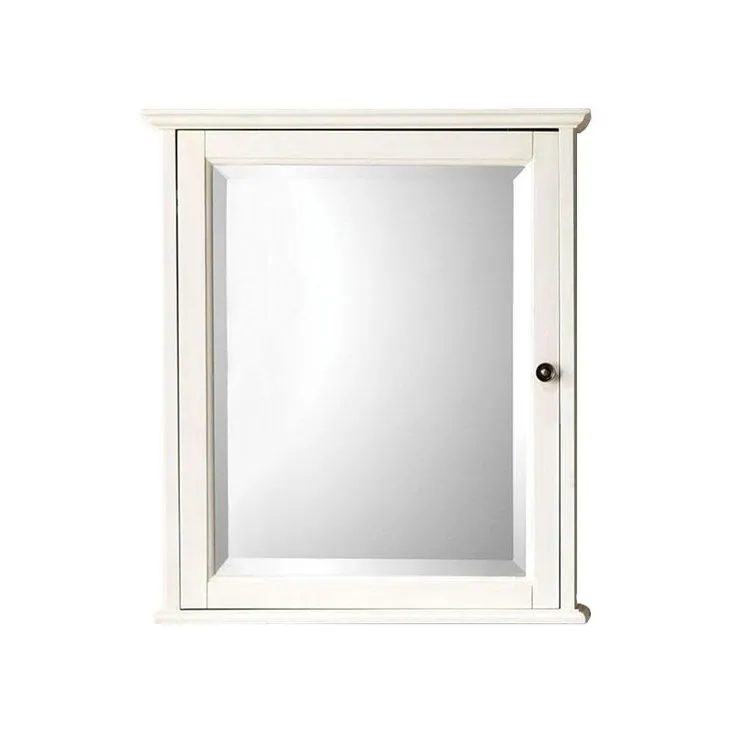 Hamilton 23-3/4 in. W x 27 in. H x 8 in. D Framed Surface-Mount Bathroom Medicine Cabinet in Sea Glass, photo 2 of 2