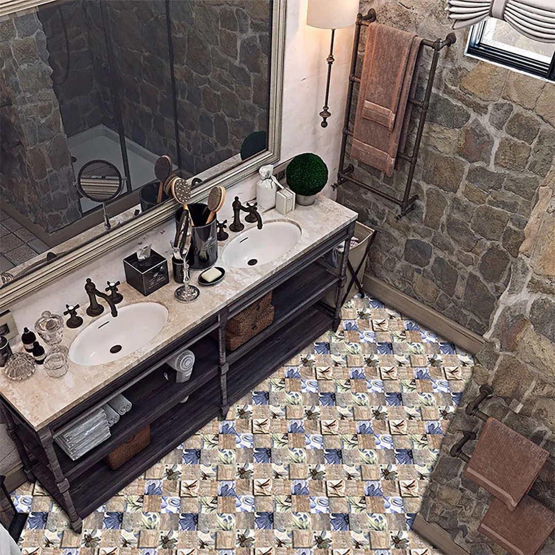 6-60pcs Peel and Stick Tile Backsplash Self-Adhesive Decorative Waist Line Mosaic Tiles for Kitchen and Bathroom, photo 6 of 8