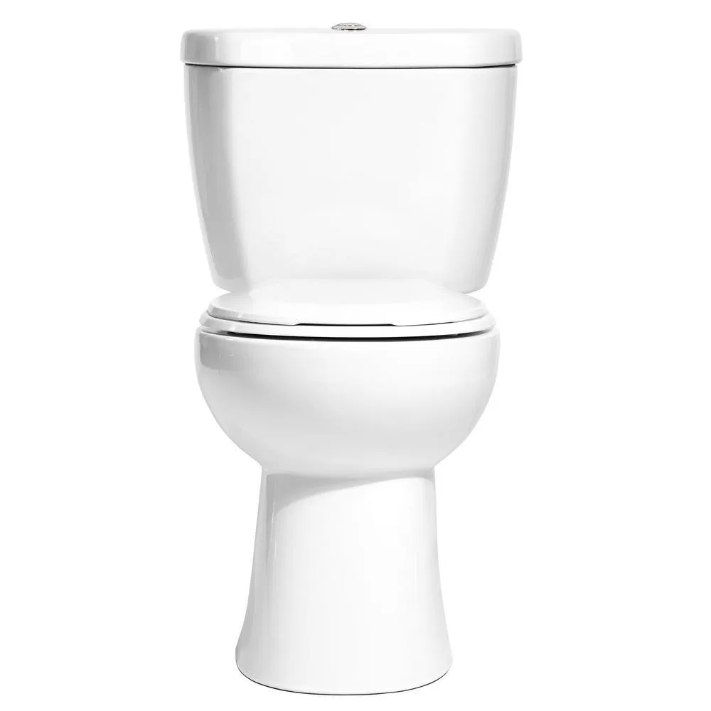 Stealth 2-Piece 0.8 GPF Single Flush Round Front Toilet in White, Seat Included (9-Pack), photo 2 of 9