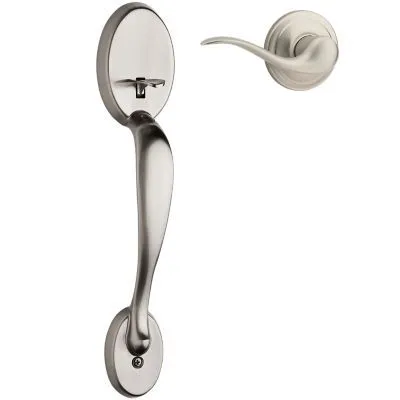 Chelsea Satin Nickel Handle Only with Left-Handed Tustin Door Lever