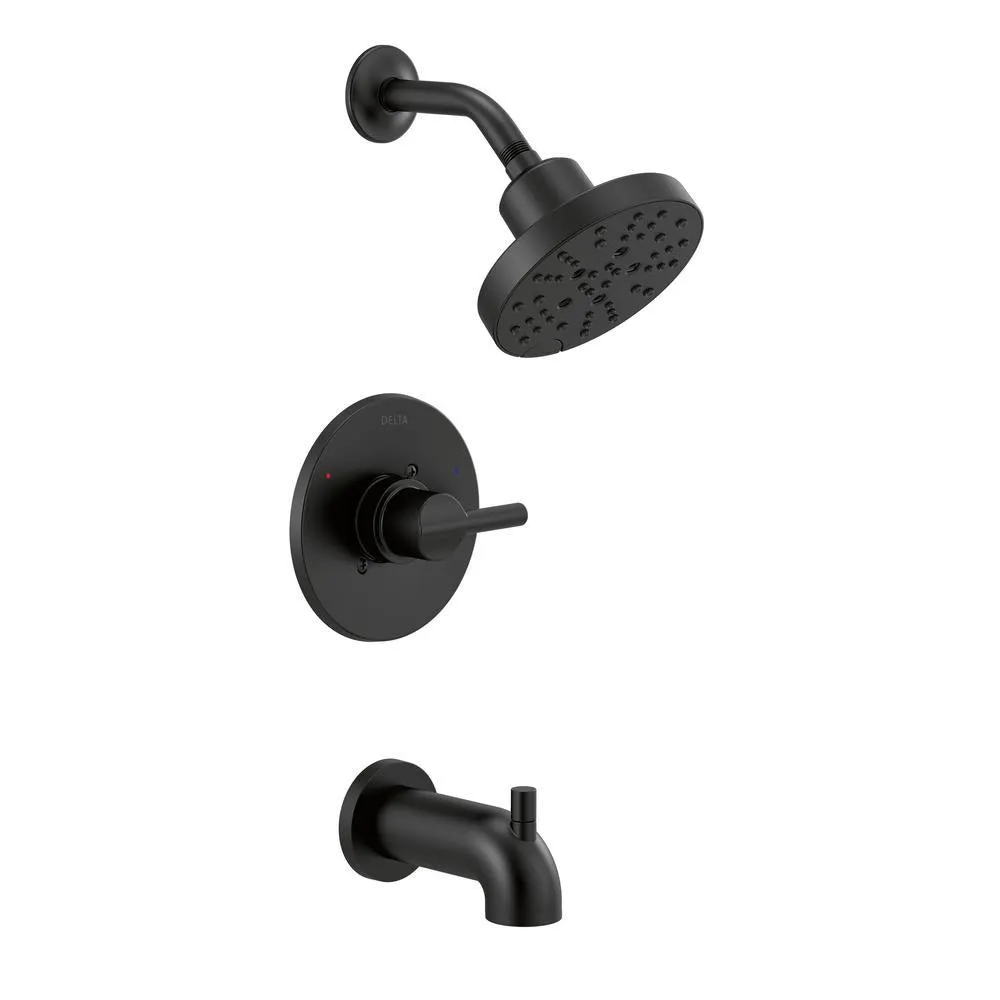 Nicoli Single-Handle 5-Spray Tub and Shower Faucet with H2OKinetic Technology in Stainless (Valve Included), photo 13 of 13