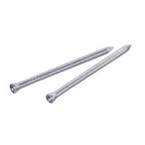 1-1/4" Steel Trim Nails, Flat Head