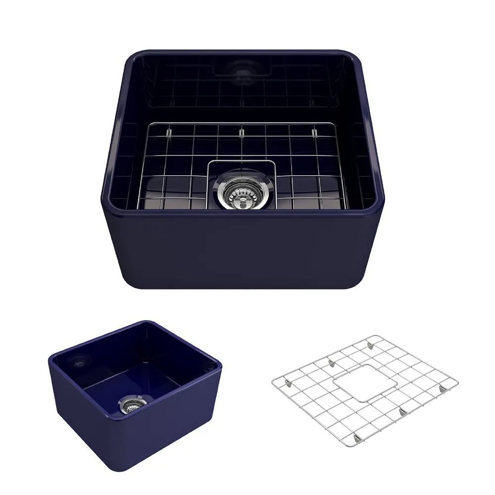 Classico Farmhouse Apron Front Fireclay 30 in. Single Bowl Kitchen Sink with Bottom Grid and Strainer in White, photo 11 of 33