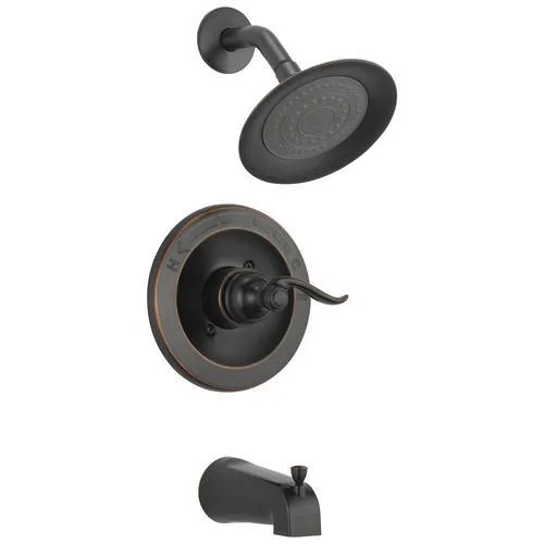 Delta Windemere Oil Rubbed Bronze 1-Handle Bathtub and Shower Faucet, photo 9 of 11