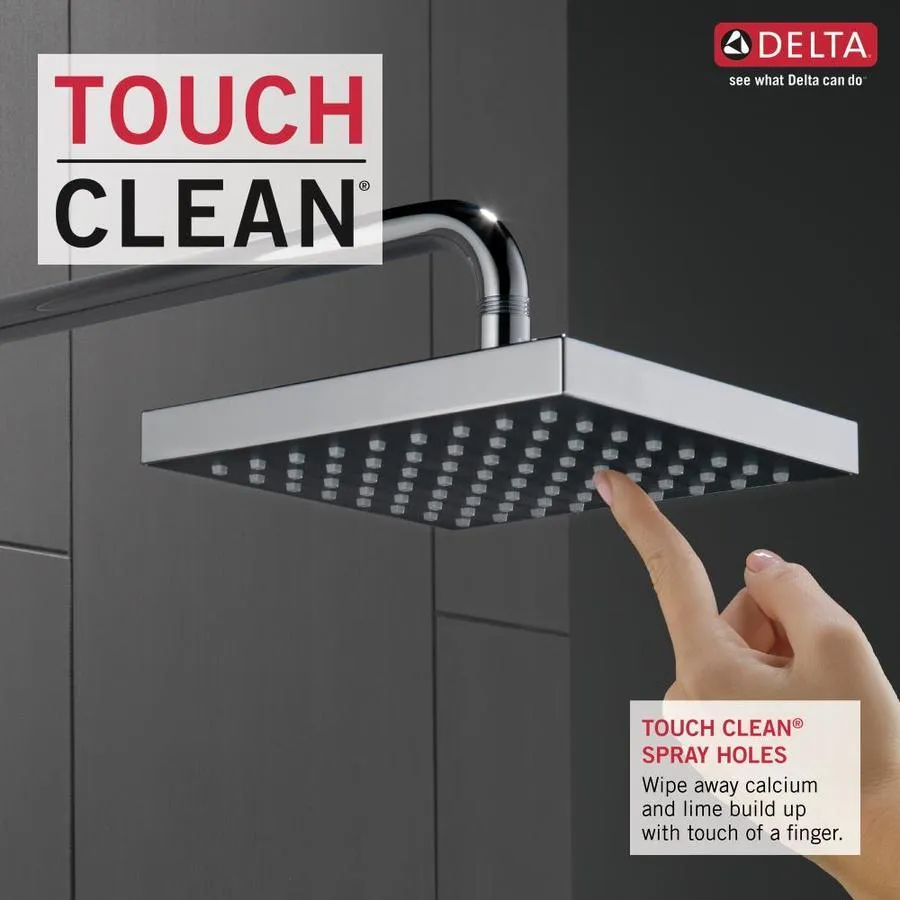 Delta Universal Showering Components Stainless 1-Spray Rain Shower Head, 1.75 GPM (6.6 LPM), photo 3 of 6