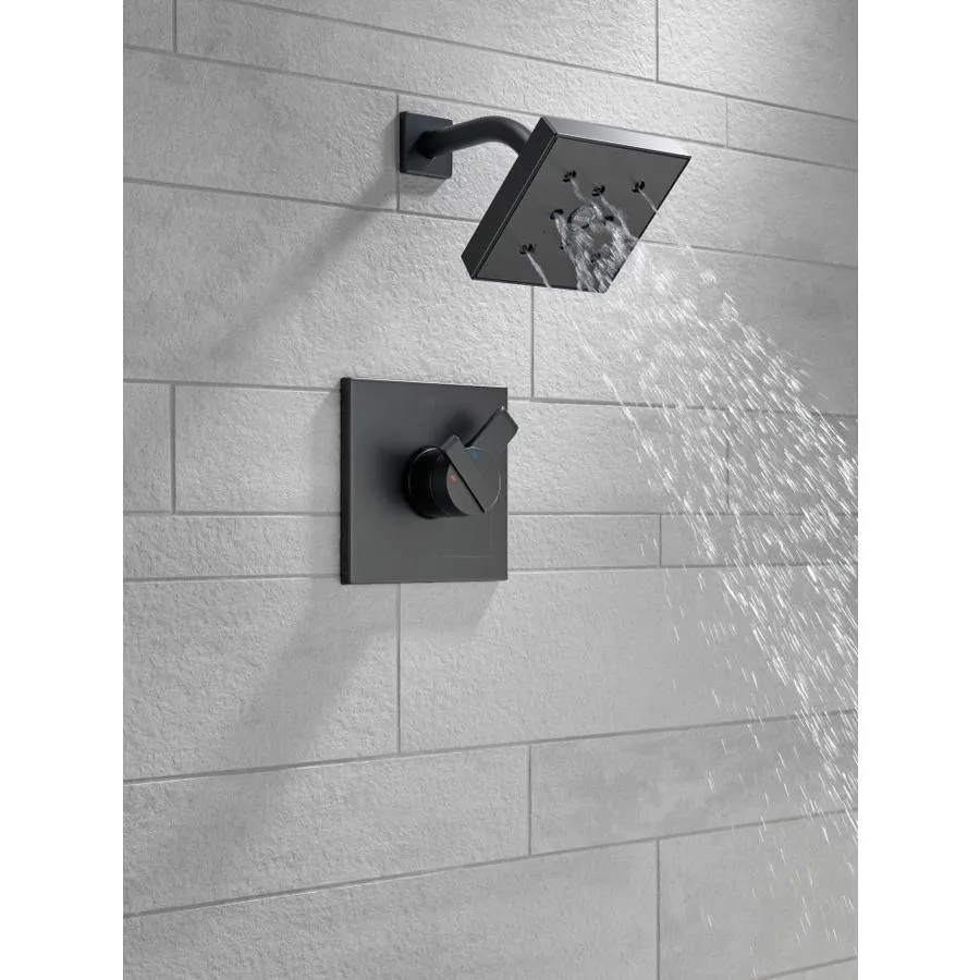 Delta Ara Matte Black 1-Handle Shower Faucet, photo 5 of 6