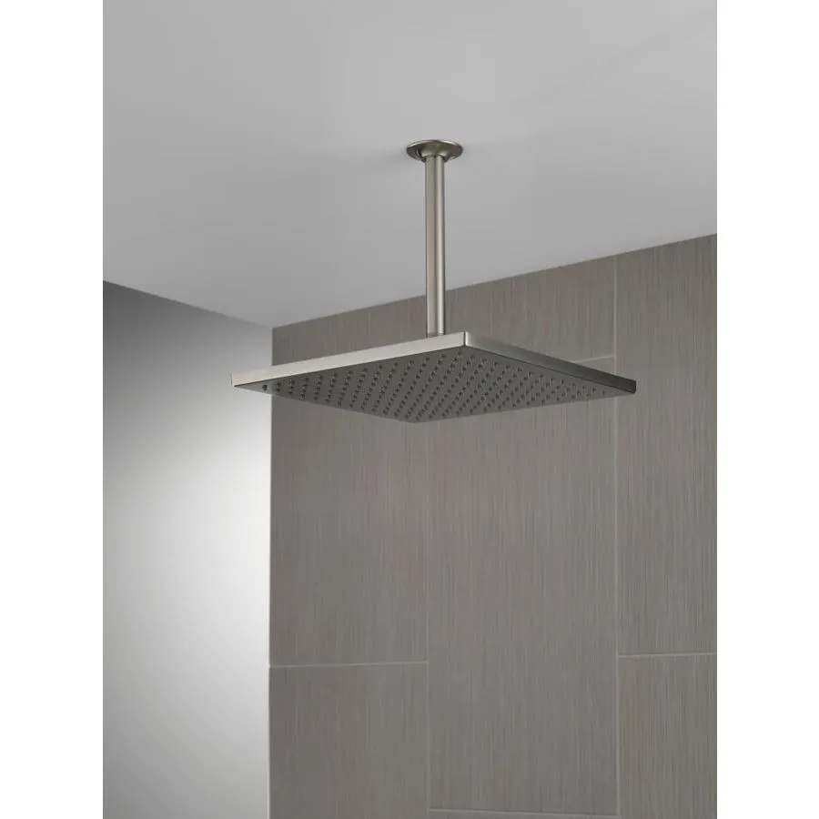 Delta Universal Showering Components Stainless 1-Spray Rain Shower Head 2.5-GPM (9.5-LPM), photo 2 of 3