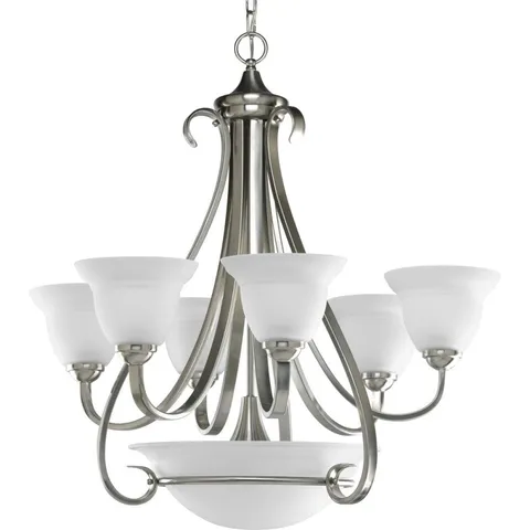 Torino 6-Light Brushed Nickel Chandelier