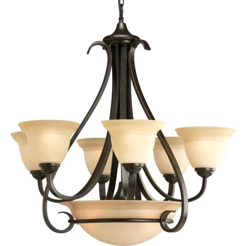 Torino 6-Light Bronze Chandelier